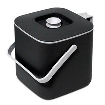 담따 들기편리한 음식물 쓰레기통 3L, 블랙