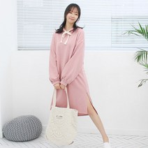 팡팡샵 T 긴 후드언발 임산부 원피스