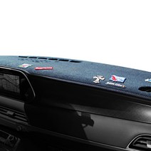 본투로드 본커버 대쉬보드커버 원단 네이비 스티치 네이비, 현대, 제네시스 G70 (2018년~/HUD유)