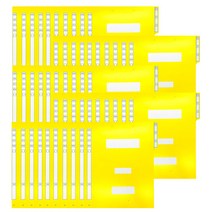 드림산업 정보화일 10p, 노랑, 5개