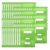 드림산업 정보화일 10매, 초록, 7개