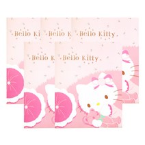 드림산업 헬로키티 클리어화일 A4 20매, 곰돌이키티, 5개