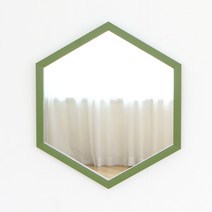 럼버잭 레인보우 육각 벽거울, 초록