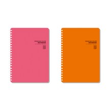 희망노트사 10000 PP 매우 두꺼운 스프링노트, 혼합 색상, 2개