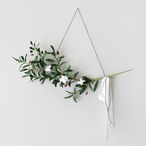 블루밍앤미 목화 올리브 갈란드, 혼합 색상