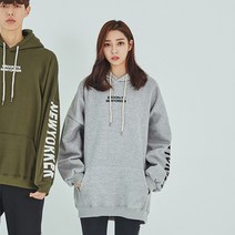 빅사이즈클럽 DG 뉴요커기모가오리후드티