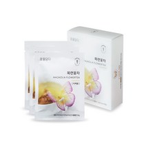 꽃을담다 나비티백 목련꽃차, 0.5g, 3개입