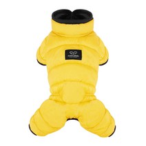 퍼피엔젤 AIR2 강아지 패딩 오버롤 OW541, 290 YL