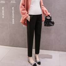 올나인 데일리 임산부 기모 슬랙스 팬츠