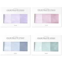 컬러 팔레트 스티키 컬러 페인팅 300 메모지 A 세트, Color Painting 301, 302, 303, 304, 1세트