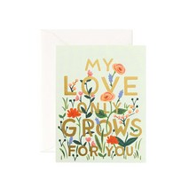라이플페이퍼 LOVE GROWS 카드, 혼합 색상, 1개