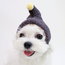 모모제리 고양이 강아지 요정 모자, 그레이