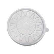 엠브이팩 PP원형용기 칼국수용기 냉면용기 뚜껑, 300개