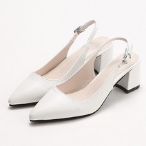 착한구두 세인트 스틸레토 미들힐 통굽 슬링백 6cm SBLTT1b6010