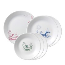 코렐 무민코믹스 원형 접시세트, 1세트, 소 3p + 중 2p + 대