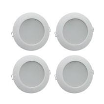 시그마 LED 슬림 다운 라이트 10~11cm 10W 4p, 주백색
