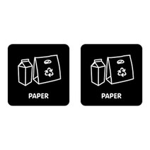 니즈웰 포맥스 픽토그램 안내 표지판, 1-19(재활용 종이), 2개