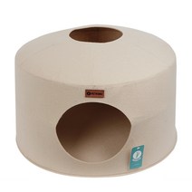 펫트롱 원형 반려동물 숨숨집, 베이지