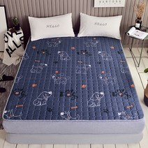 마켓피오 침구 고정밴드 누빔 침대패드, 타입11