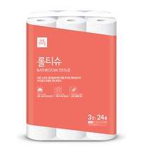 행복한아름 롤티슈 35m, 24롤, 1팩