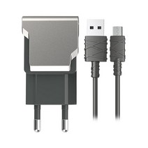 팝폰 C타입 USB 분리형 스마트고속 유선 충전기 TC51, 메탈그레이, 1개