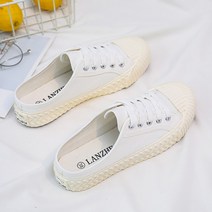 마켓에이 여성용 베이직 캔버스 운동화 슬리퍼