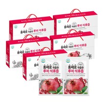 통째로 100% 착즙한 NFC 루비 석류즙, 70ml X 105개, 1개