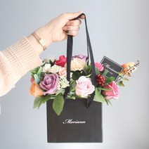 모리앤 조화 감사의 마음 NO2 플라워박스, 파스텔BAG