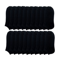 플러스코튼 여성용 무지 스니커즈 양말 20켤레