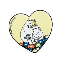 무민 하트 마그네틱 호환 휴대폰 그립톡, 둘이서, 1개