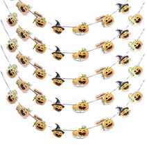 할로윈 종이 가랜드 5p, 호박친구들