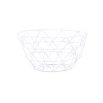 네이처안 트윌 철제 과일 간식 바구니, 화이트
