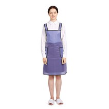 웰프런 메쉬 방수앞치마 H형 소, 퍼플, 1개
