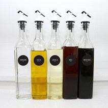 생활만 오일병 원터치퓨어러 오일병 라지 500ml x 5p + 라벨 24종 세트, 1세트
