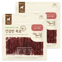 굿데이 건강한 육포 반려견간식 300g, 소고기 육포, 2개