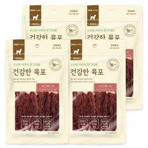 굿데이 건강한 육포 강아지 간식 100g, 소고기맛, 4개