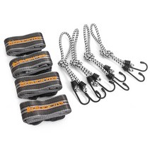 벅703 웨빙스트랩 4p + 스트레치코드 4p, 그레이