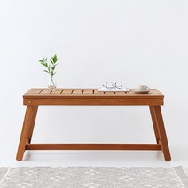 마켓비 KEMIE 원목 커피 테이블 XL 18254/1, 브라운