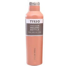 TYESO 진공단열 보온보냉 보틀 텀블러, 핑크, 750ml