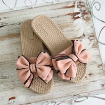 러블리 왕리본 포인트 슬리퍼 ST2950