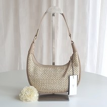 밀짚 라탄 미니 크로스백