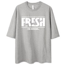벤힛 FRESH 오버핏 반팔티셔츠