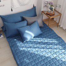 이룸앤 코튼웰 순면 침대패드, 웰블루