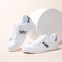JHCompany 여성용 파이톤 라인 스니커즈