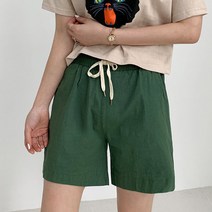마이시즌 슬릿린넨3부반바지