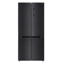 캐리어 클라윈드 피트인 4도어 냉장고 CRFSN500BFP 497L 방문설치, 블랙 메탈, CRF-SN500BFP