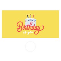도나앤데코 용돈봉투 + 투명스티커, 102-데니 happy birthday to you, 30세트