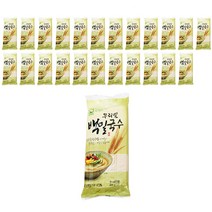 우리밀 백밀국수, 400g, 24개