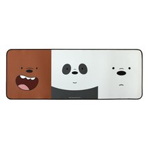 위베어베어스 손목보호 마우스패드 마우스 캐릭터 장패드, 오리지널, 1개