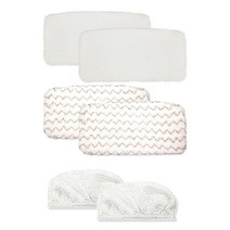 비쎌 스팀청소기 순정형 호환 일반용 바닥걸레 2p + 찌든때 전용 바닥걸레 2p + 스팀 다리미 패드 2p 세트, BA-BS2233S, 1세트